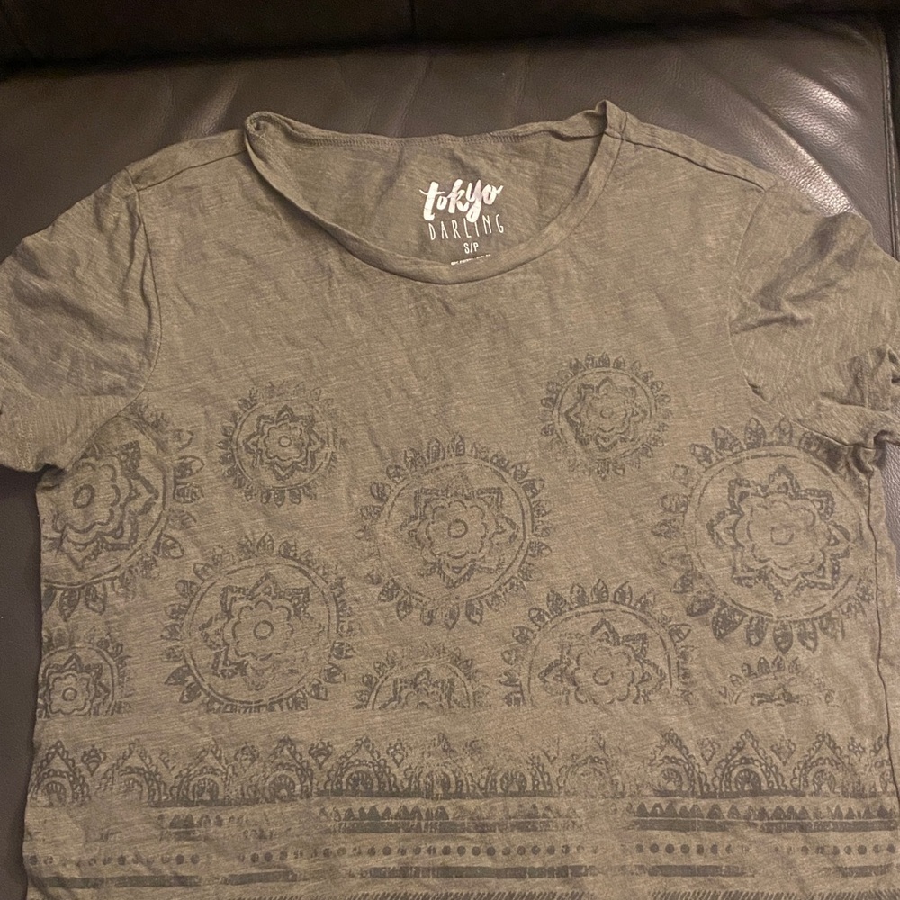 Tokyo Darling Charcoal Mandala Tee
